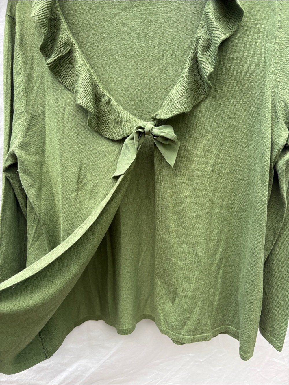 J. Jill Olive Green Knit Top - Picture 8 of 12